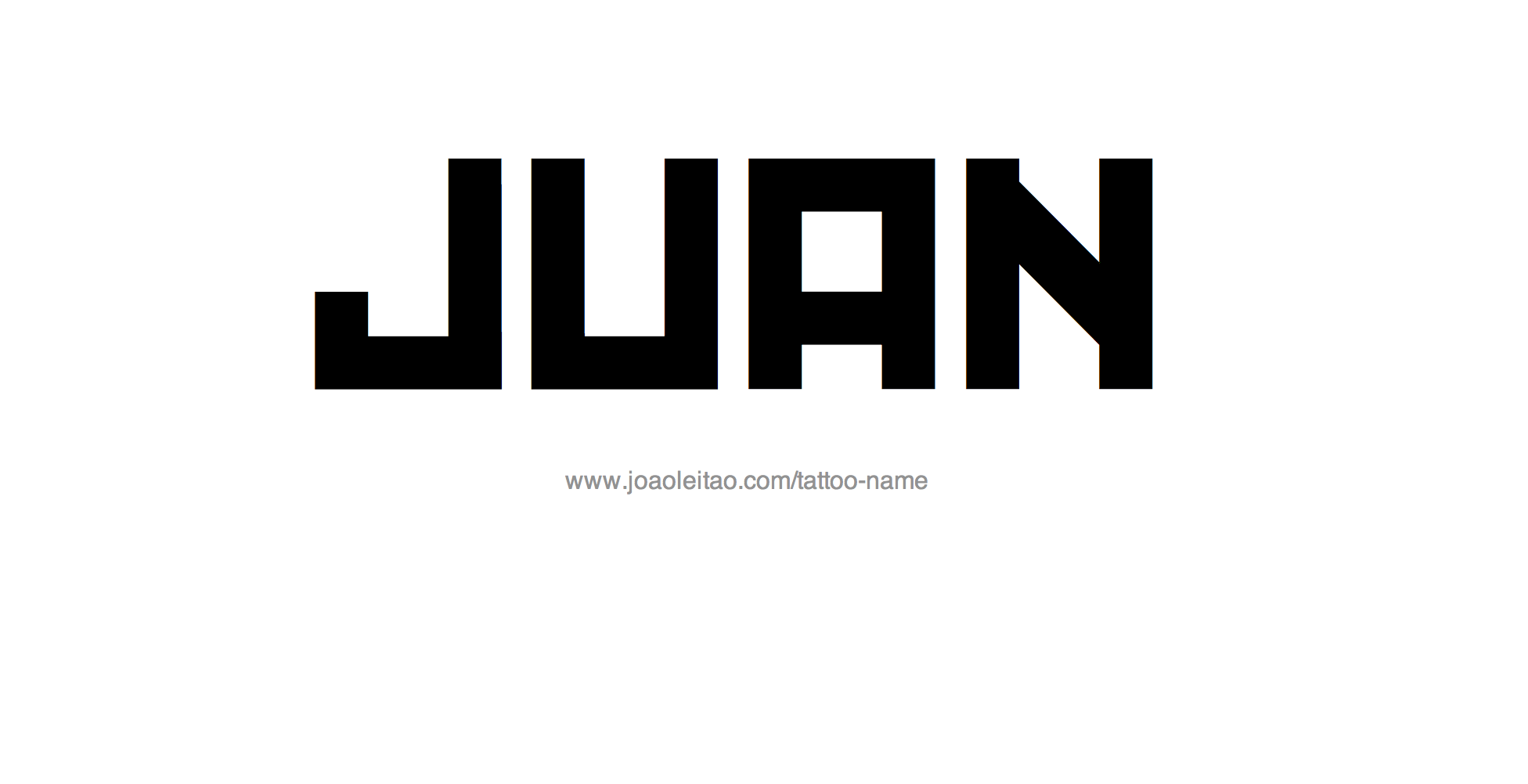 Juan Name Tattoo Designs